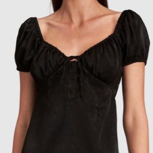 Lioness Black The Bradshaw Mini Dress